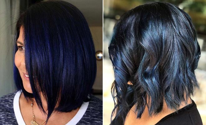 Blue Black Hair Color Ideas