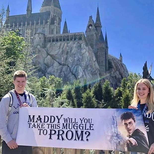 Harry Potter Themed Prom Proposal