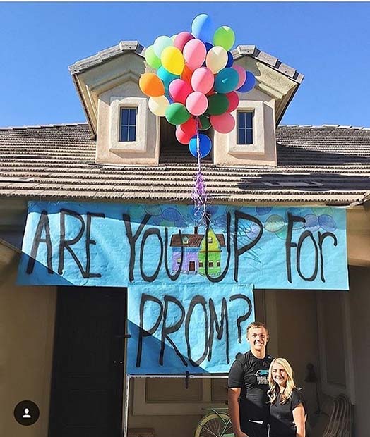 Creative Up Prom Proposal Theme