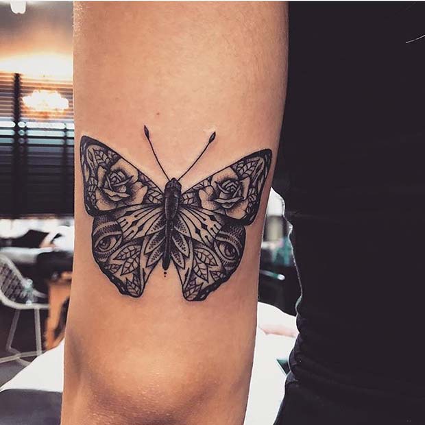 Butterfly Design with Unique Wings