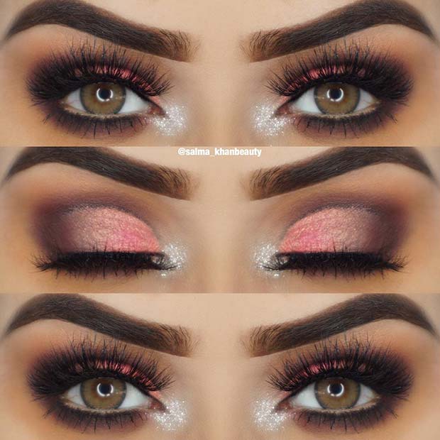 Glam Pink Eye Makeup