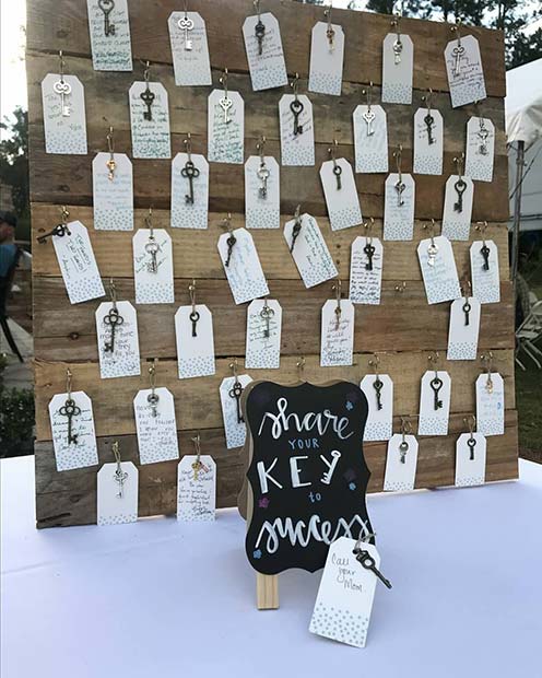 Share Your Key To Success Idea for a Graduation Party 