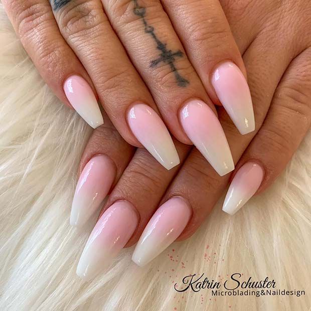 Simple and Stylish Ombre Nails