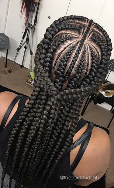 Trendy Feed in Braid Style for Summer 