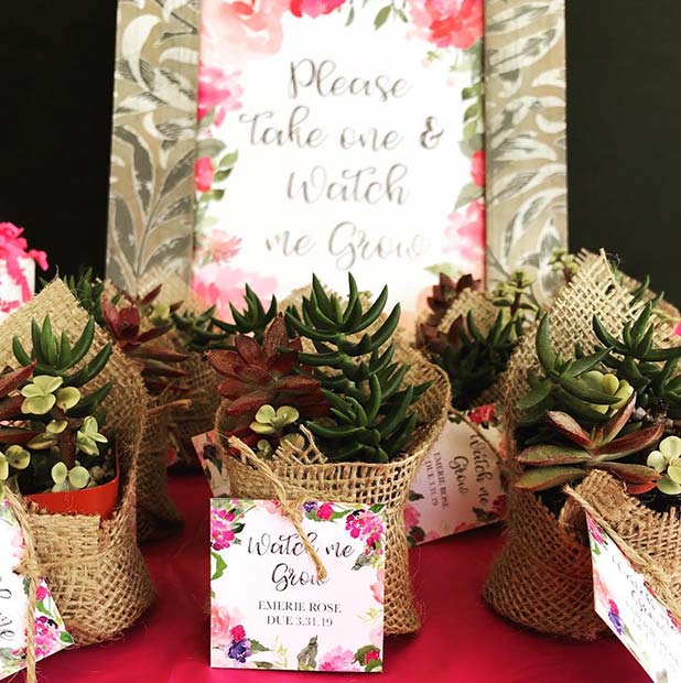 Watch Me Grow Baby Shower Favors