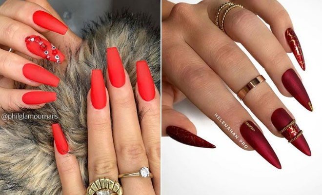 Ways to Wear Red Nails