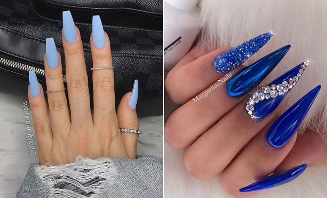 Blue Nail Designs