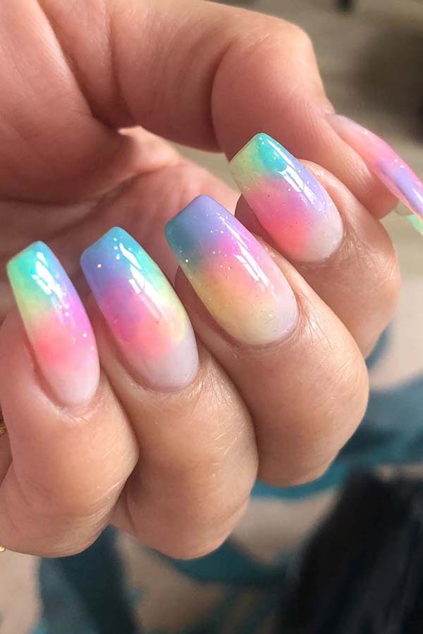 Magical Colorful Nails