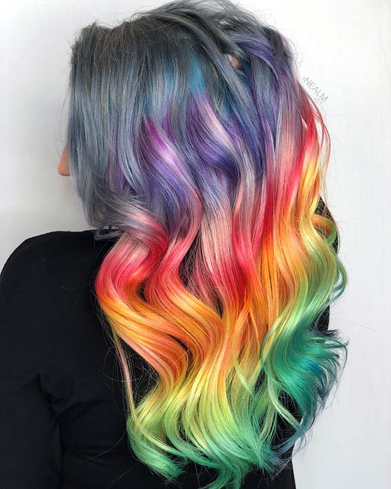 Horizontal Rainbow Colors