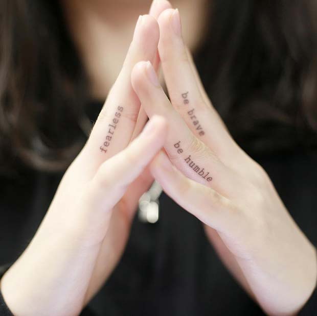 Finger Quote Tattoos