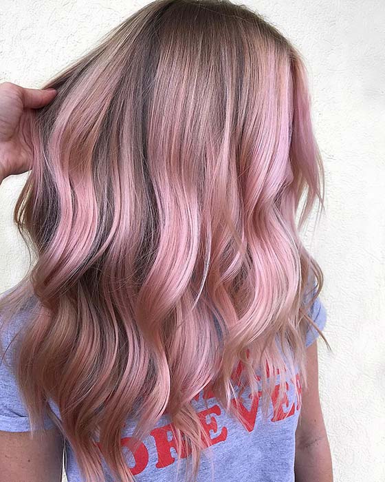 Soft and Light Pink Highlights
