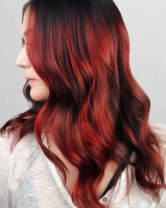 Spicy Red Highlights