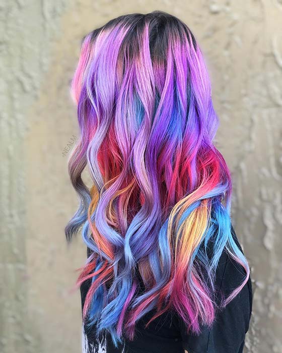 Stylish and Colorful Hair