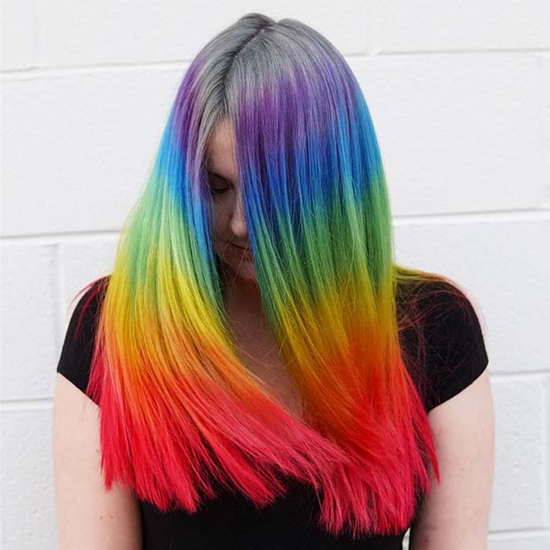 Vibrant Rainbow Stripes