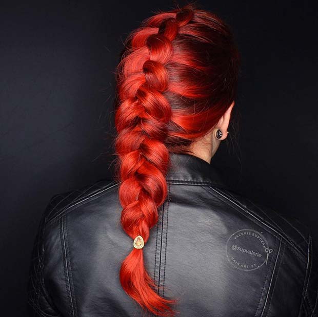 Vivid Red Hair Idea