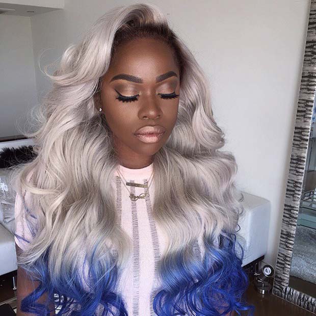 Bold Ombre Weave Hair