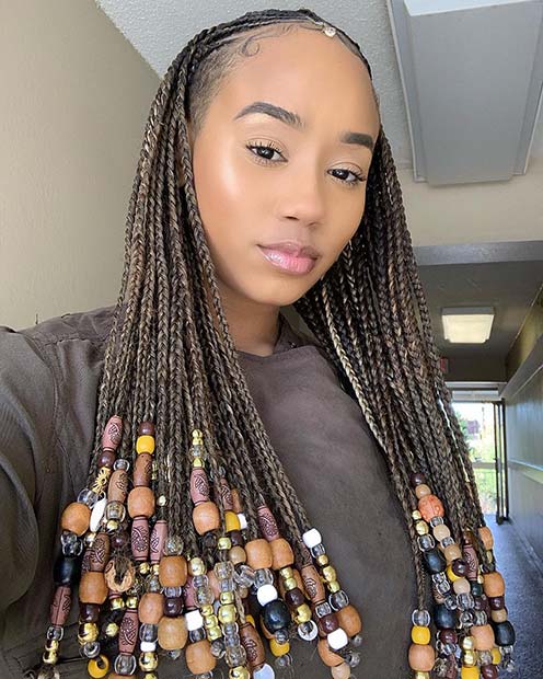 Braids with Lots of Beads