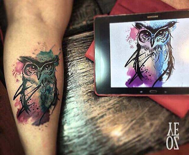 Bright Owl Tattoo