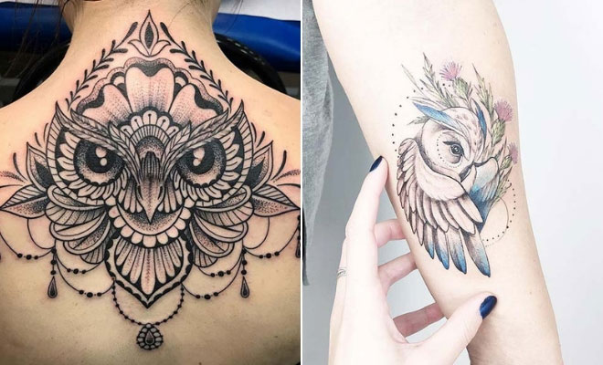 Owl Tattoo Ideas for Women