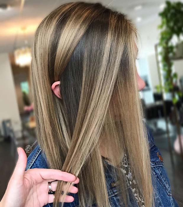 Stylish and Easy to Wear Blonde Highlights