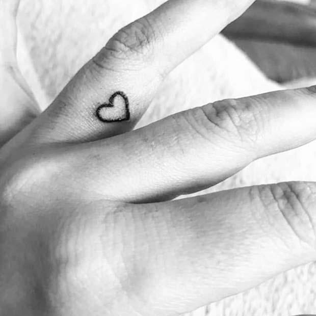 Tiny Heart Tattoo