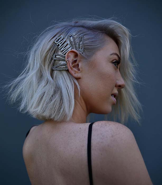 Accessorized Short Hairstyle