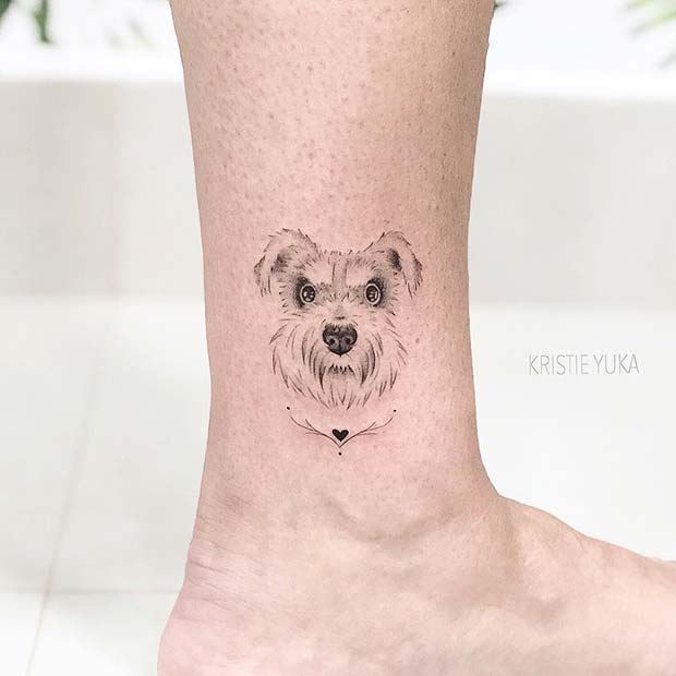 Adorable Dog Tattoo Idea
