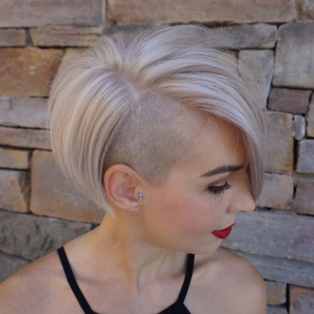 Shaved Bob Hairstyle