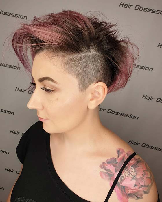 Edgy Shaved Style for Fine Hair