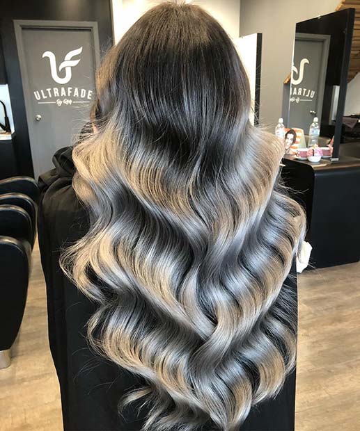 Gorgeous Grey Ombre Hair