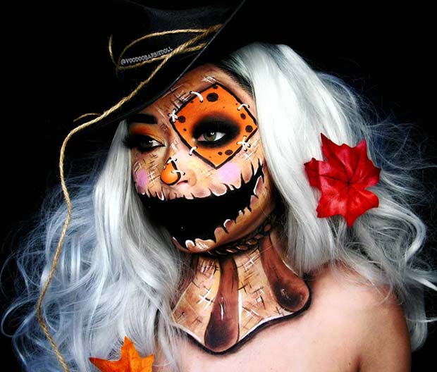 Scarecrow Illusion Makeup