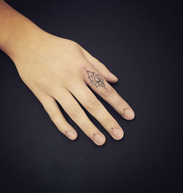 Beautiful Finger Tattoo Idea