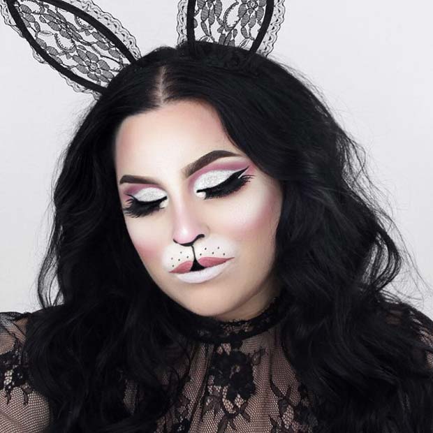 Glam Halloween Bunny
