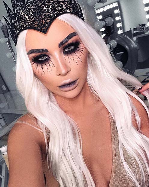 Magical Dark Queen Makeup