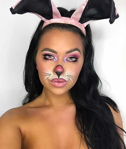 Party Bunny Makeup Idea