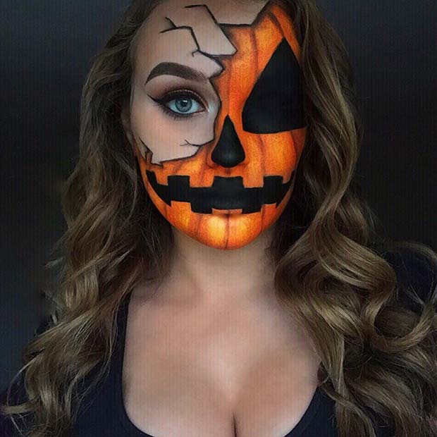 Pumpkin Illusion Makeup