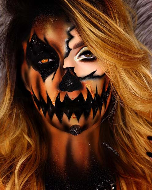 Spooky Illusion Makeup Idea