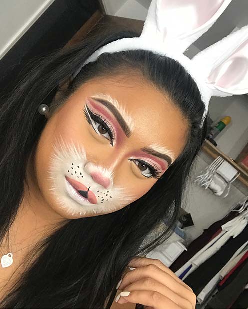 Super Cute Bunny Makeup