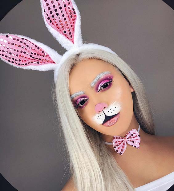 Unique Bunny Makeup
