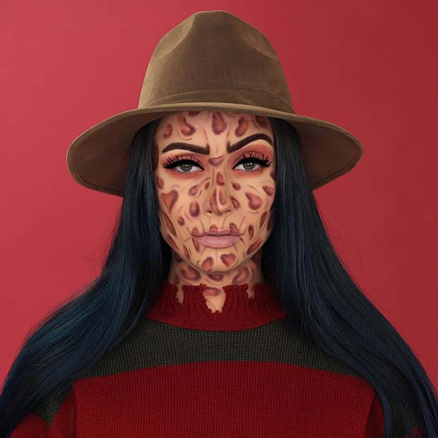 Freddy Krueger Makeup for Women