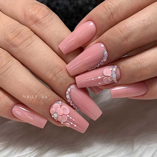 Cute and Elegant Coffin Nails