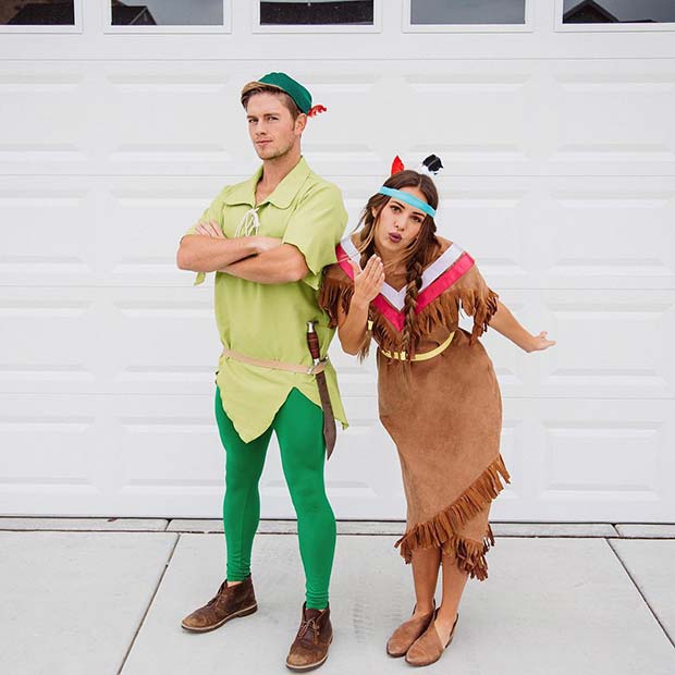 Peter Pan and Tiger Lily