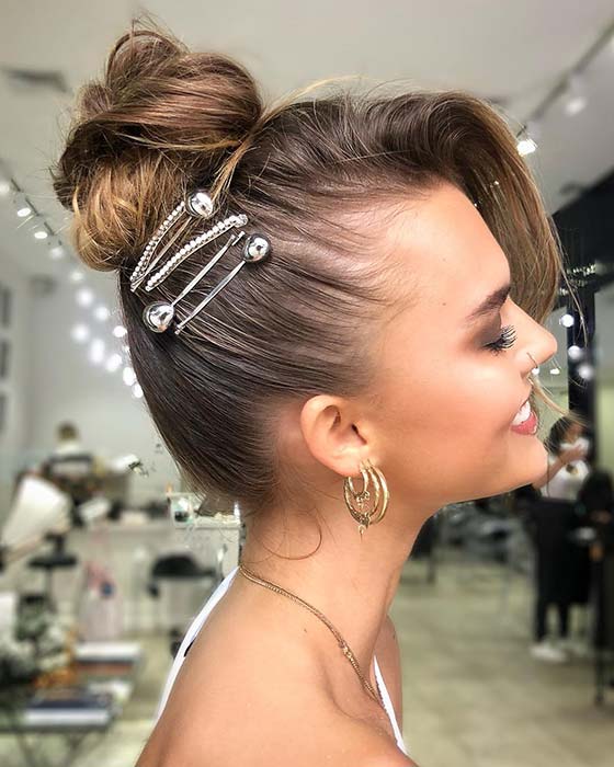 Cute And Accessorized Updo