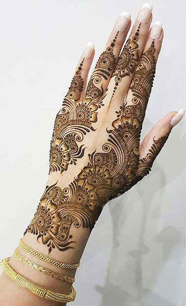 Ornate Henna for the Hands
