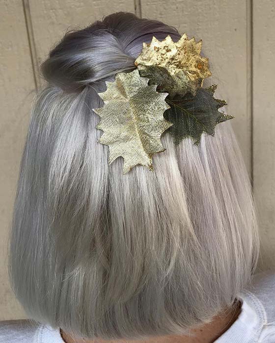 Silver and Gold Hair Idea