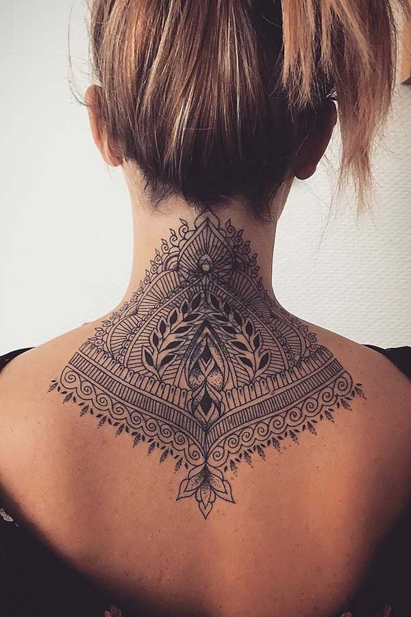 Tribal Back Tattoo Idea