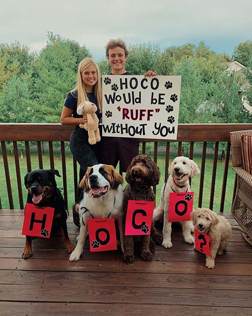 Amazing Dog Prom Proposal