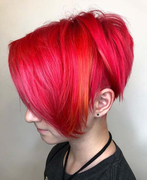 Bright Red Hair Idea