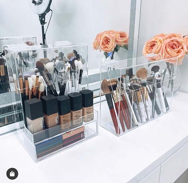 Clear Organizers For Your Makeup