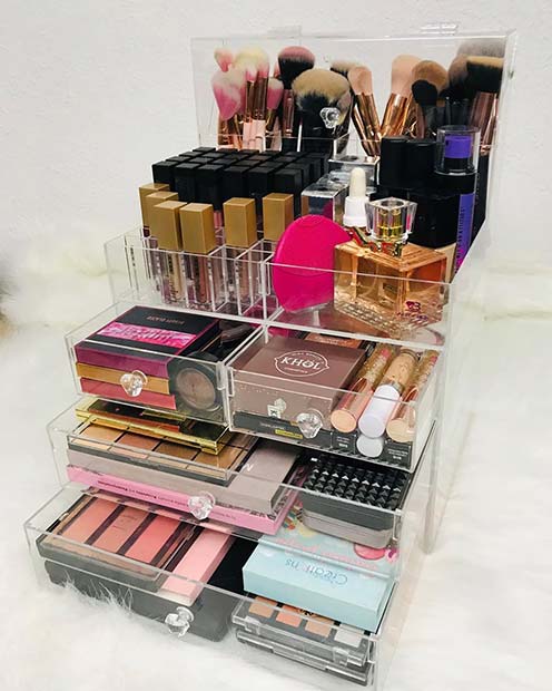 Compact Makeup Organizers